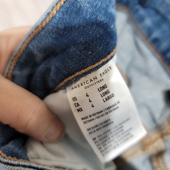 AMERICAN EAGLE JEGGINGS-SZ 4 LONG - Picture 6 of 7